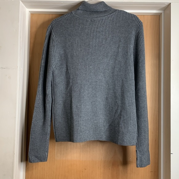 NWT! Tularosa Charcoal Grey Chunky Knit High Neck Sweater - Size M - Picture 2 of 3